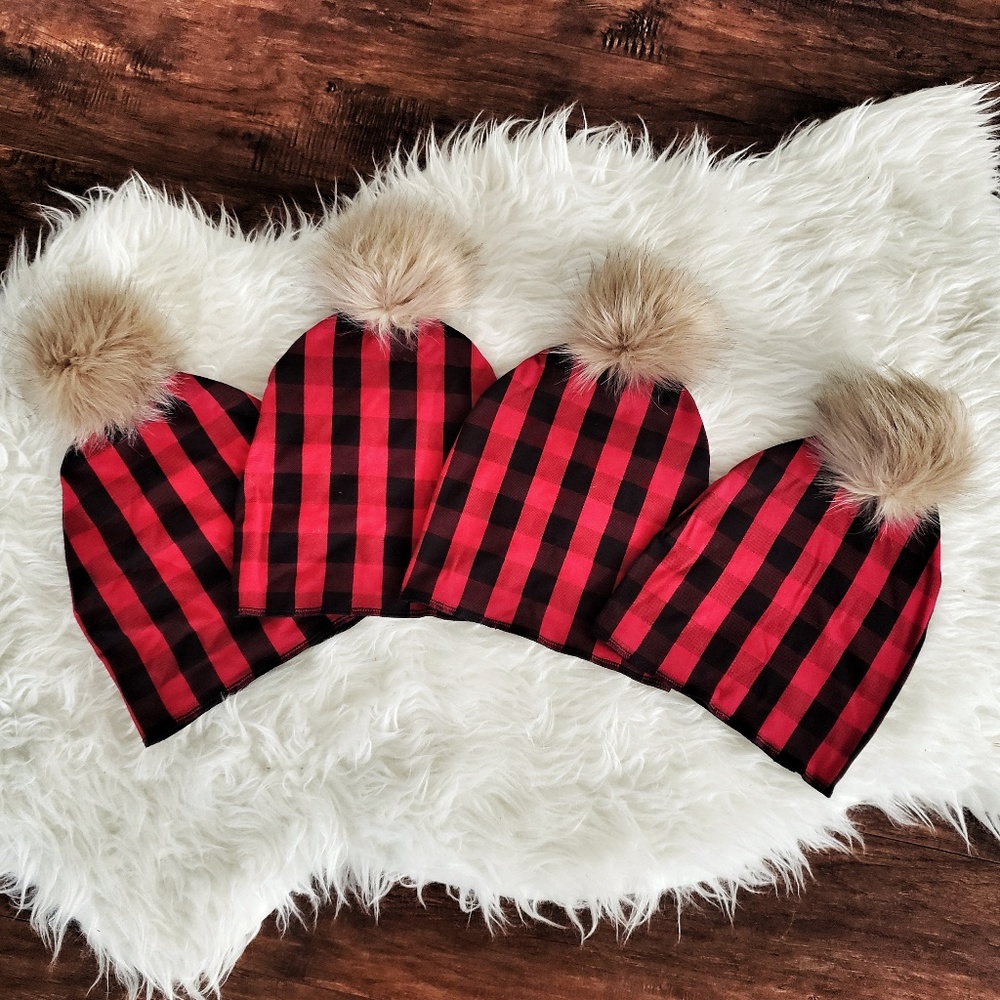 Handmade double layered slouch beanie